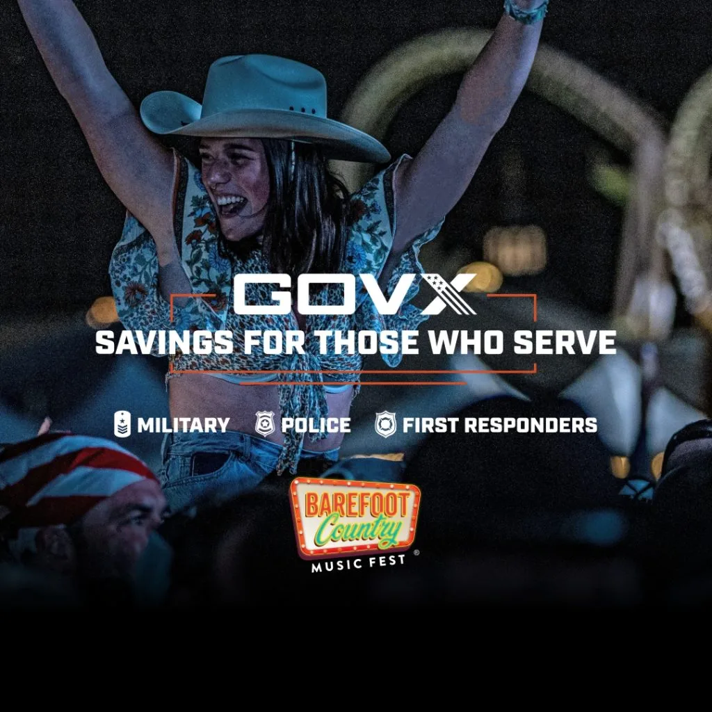 Military Discounts | Barefoot Country Music Fest
