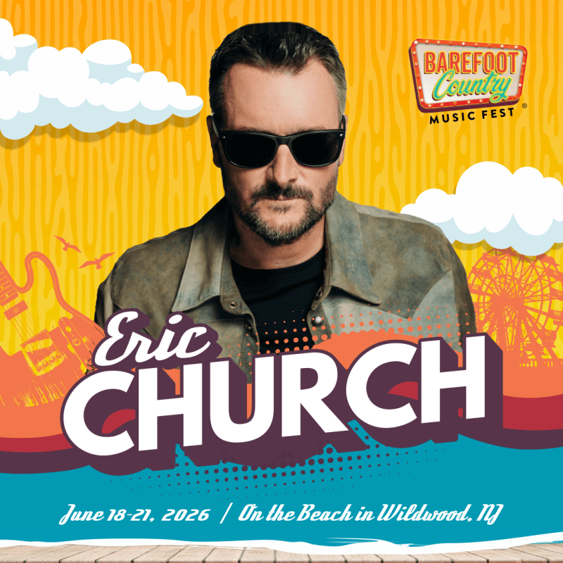 Eric Church Just Announced for 2026!