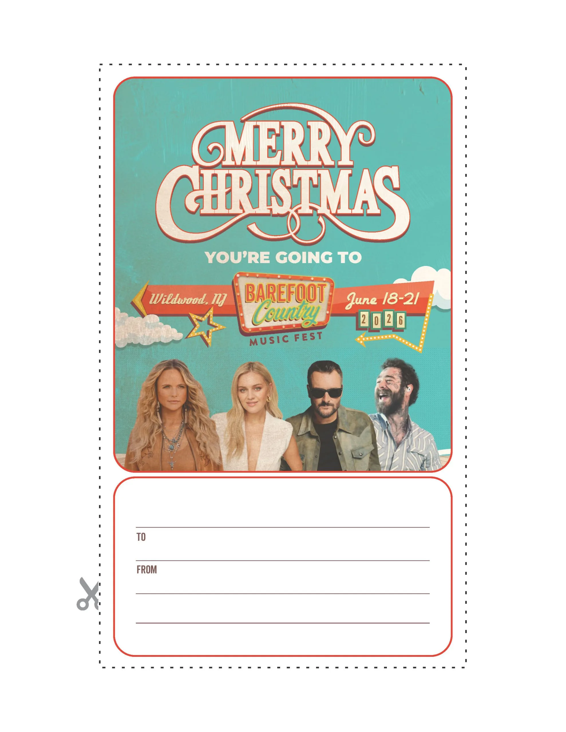 Gift Vouchers | Barefoot Country Music Fest