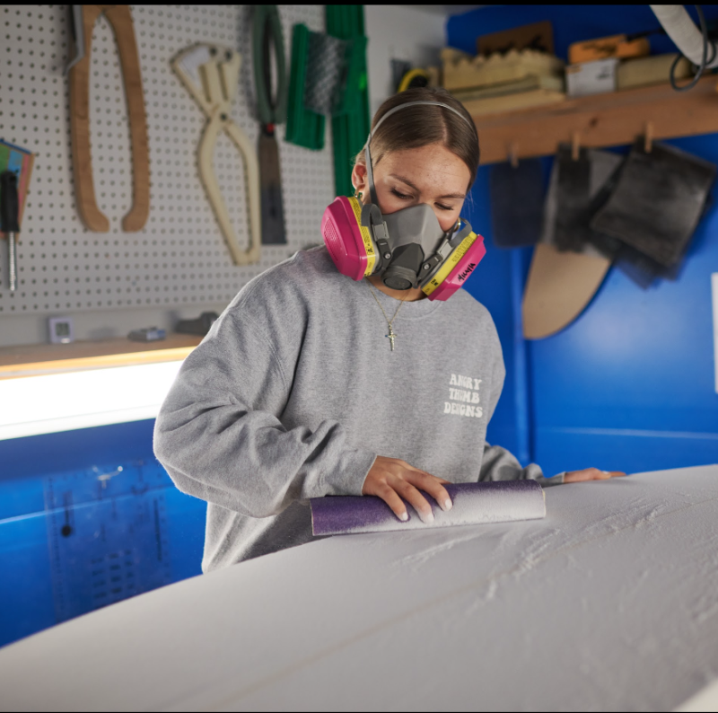 Meet Micayla of Angry Thumb Designs — 16-year-old Surfboard Shaper