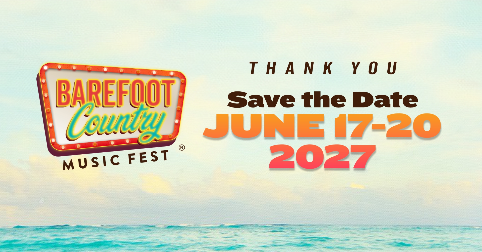 Barefoot Country Music Fest artwork