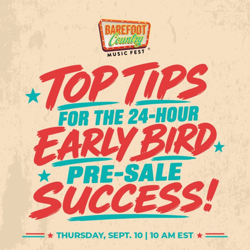 Top Tips for Early Access Pre-sale Success!